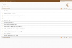 Naxos Music Library World - Favoriten